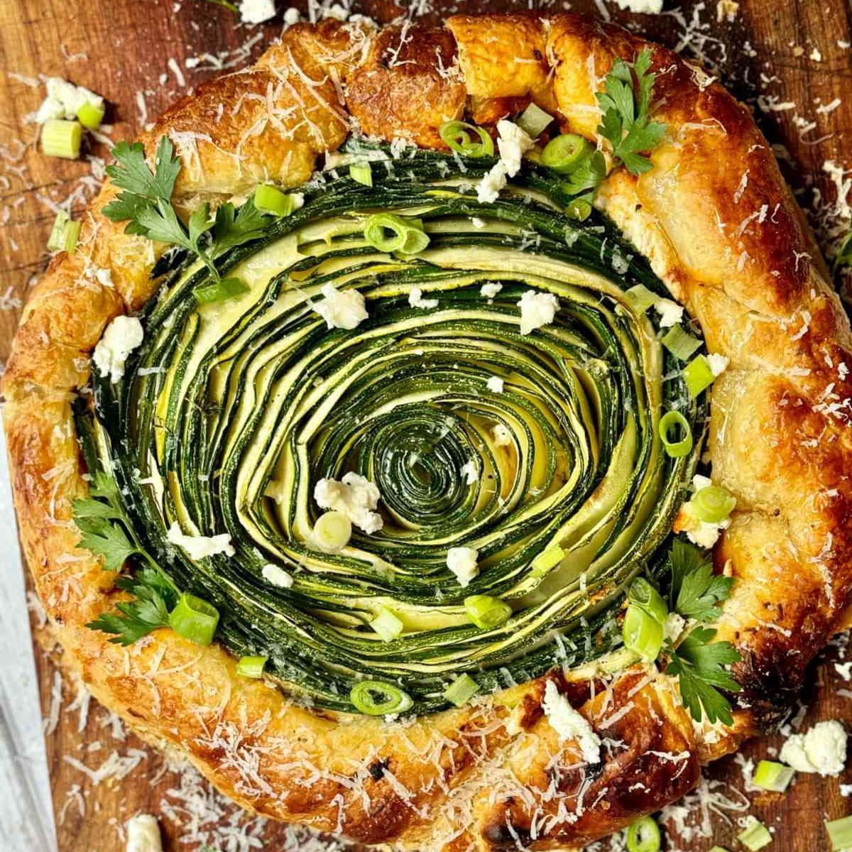 Courgette Galette (Galette de Courgettes)
