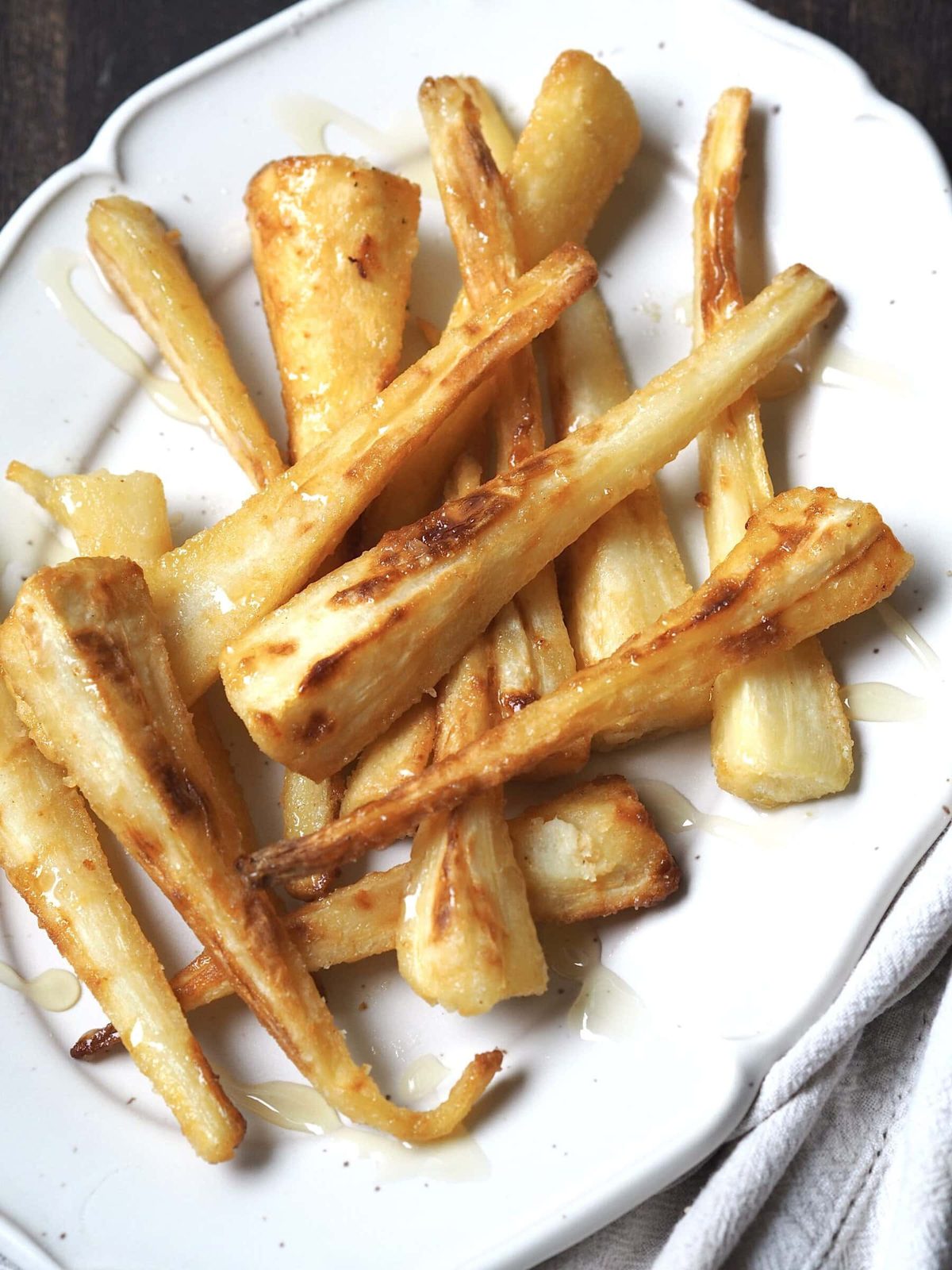 Air Fryer Honey Glazed Parsnips