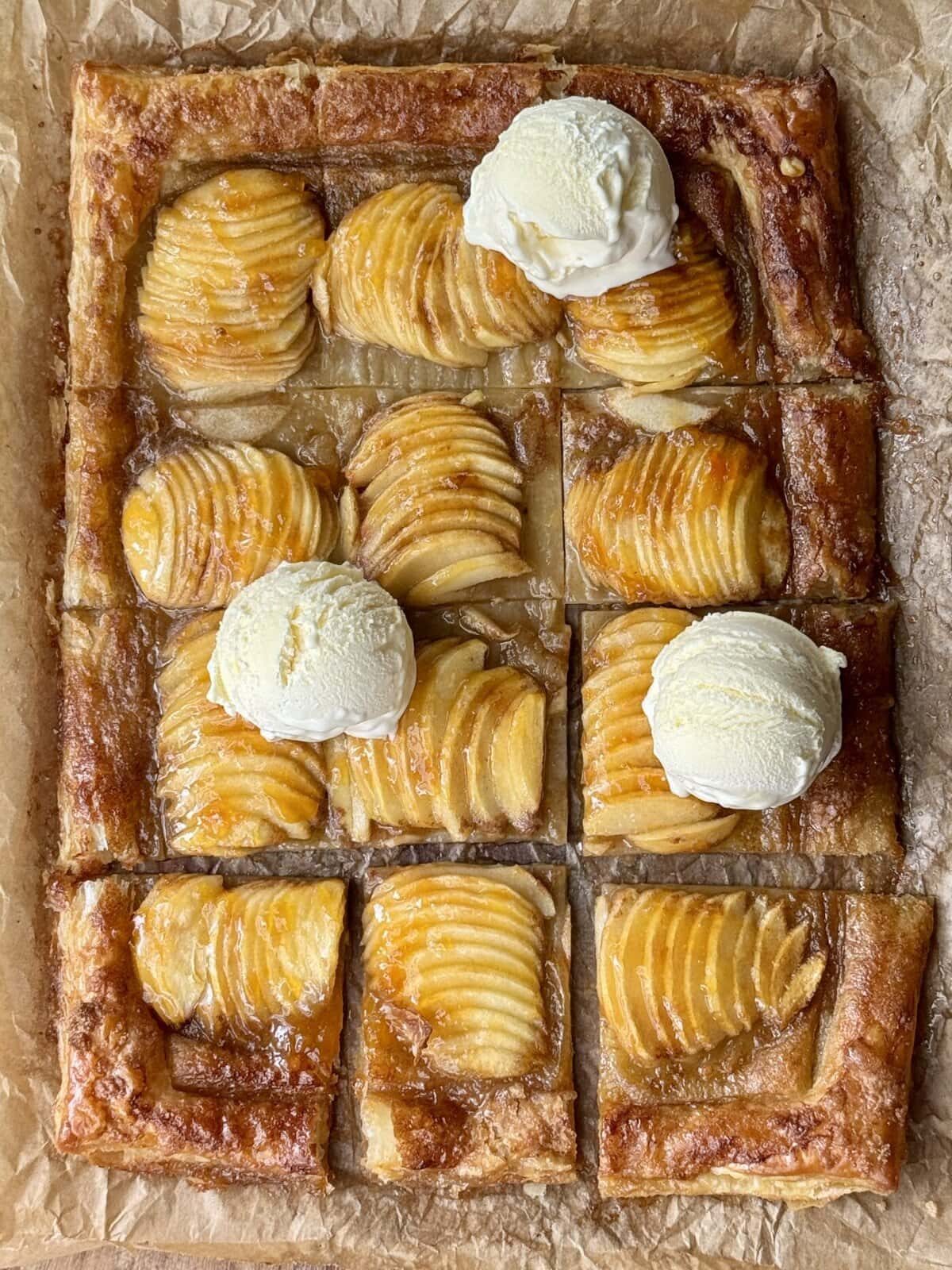 Apple Puff Pastry Tart