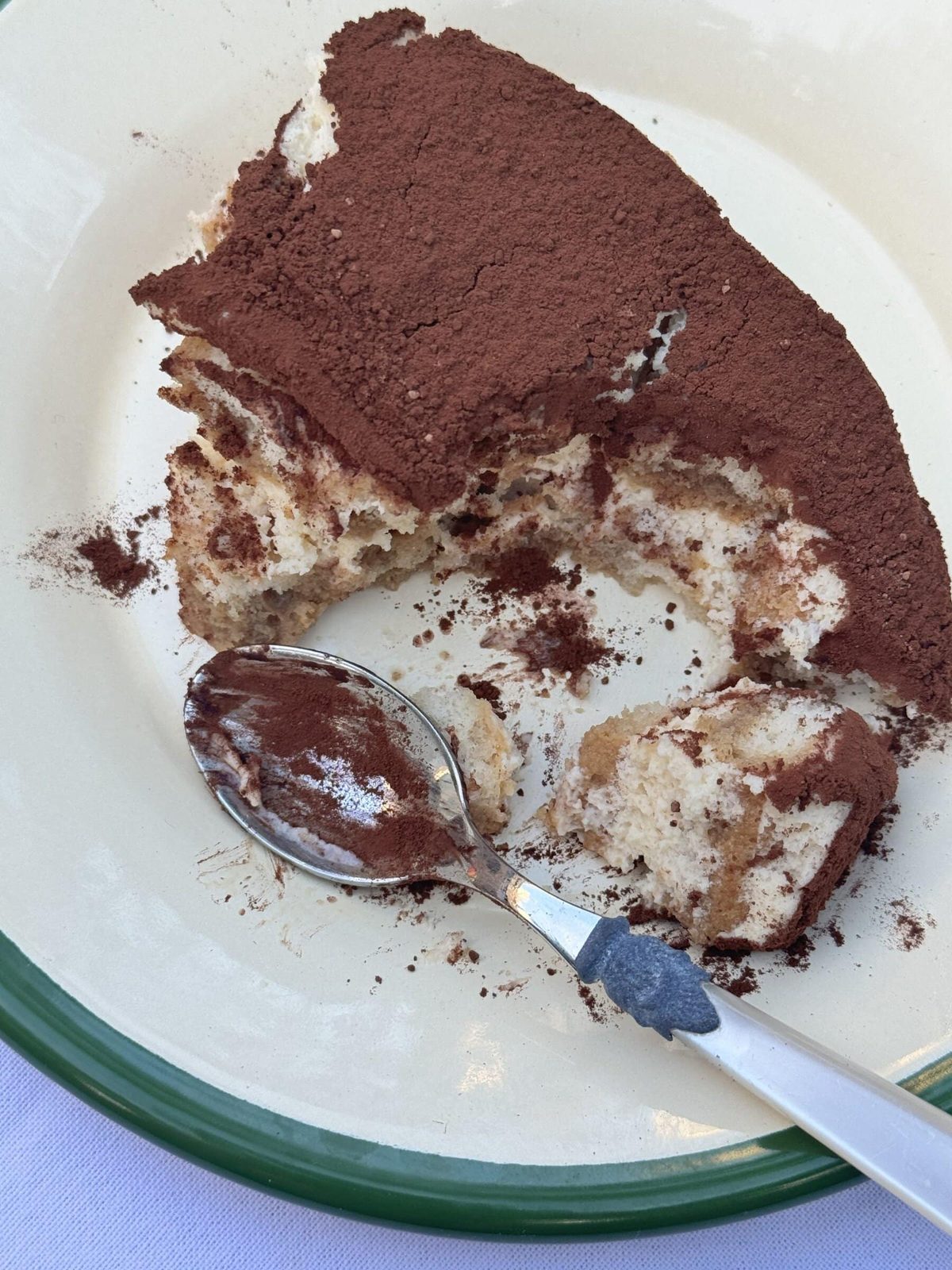 scoop of baileys tiramisu.