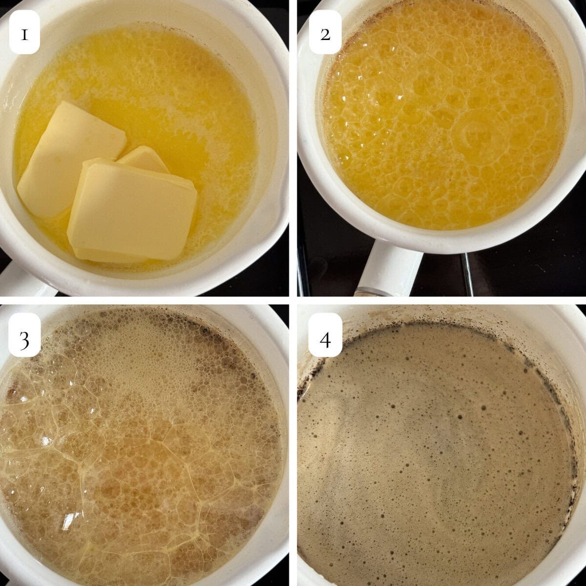 steps to make brown butter.