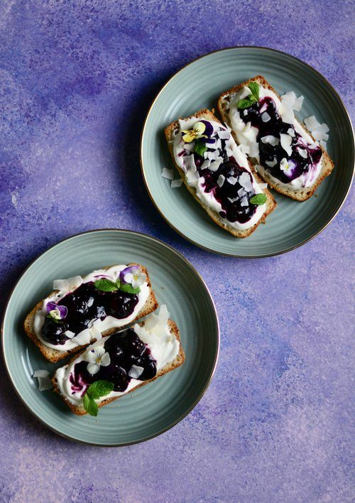 Banana Bread With Homemade Berry Jam & Greek Yoghurt Inspired By Lily Simpson