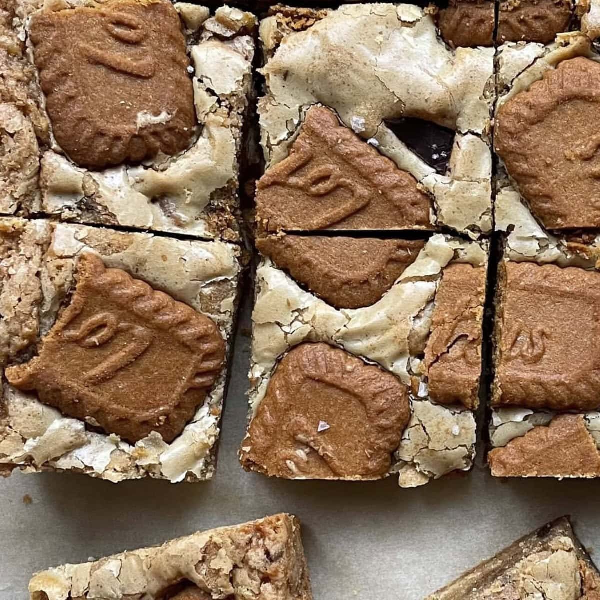 Biscoff Blondies