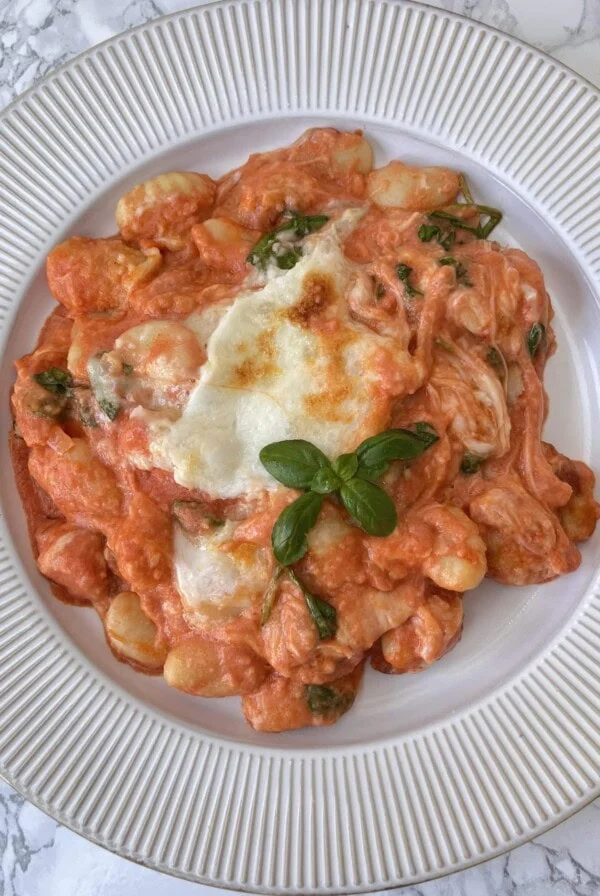 Four Cheese Gnocchi on a plate