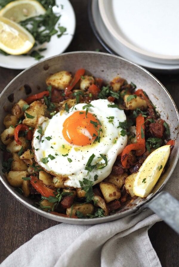 Chorizo and Potato Breakfast Hash