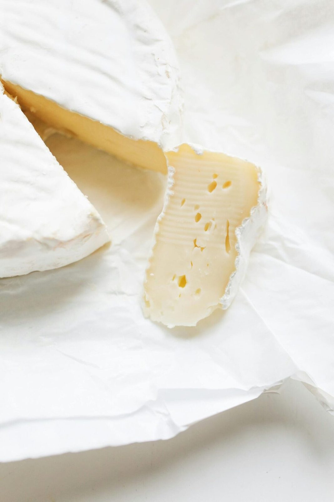 camembert sliced.