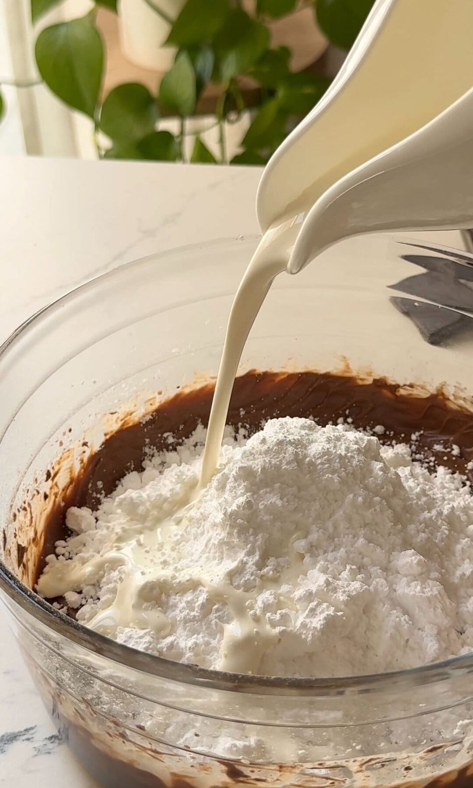 add double cream to icing.