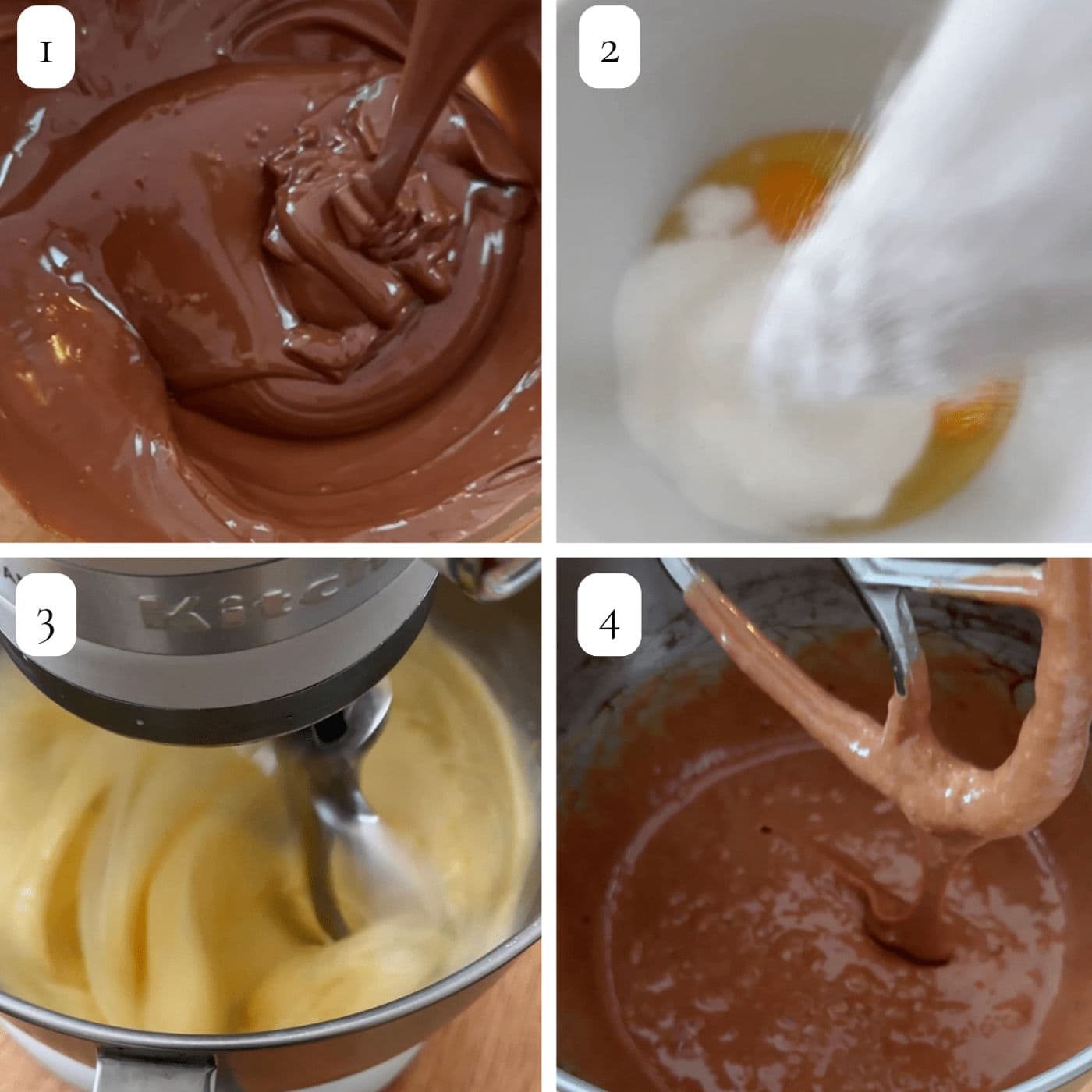 chocolate mud cake steps by steps.