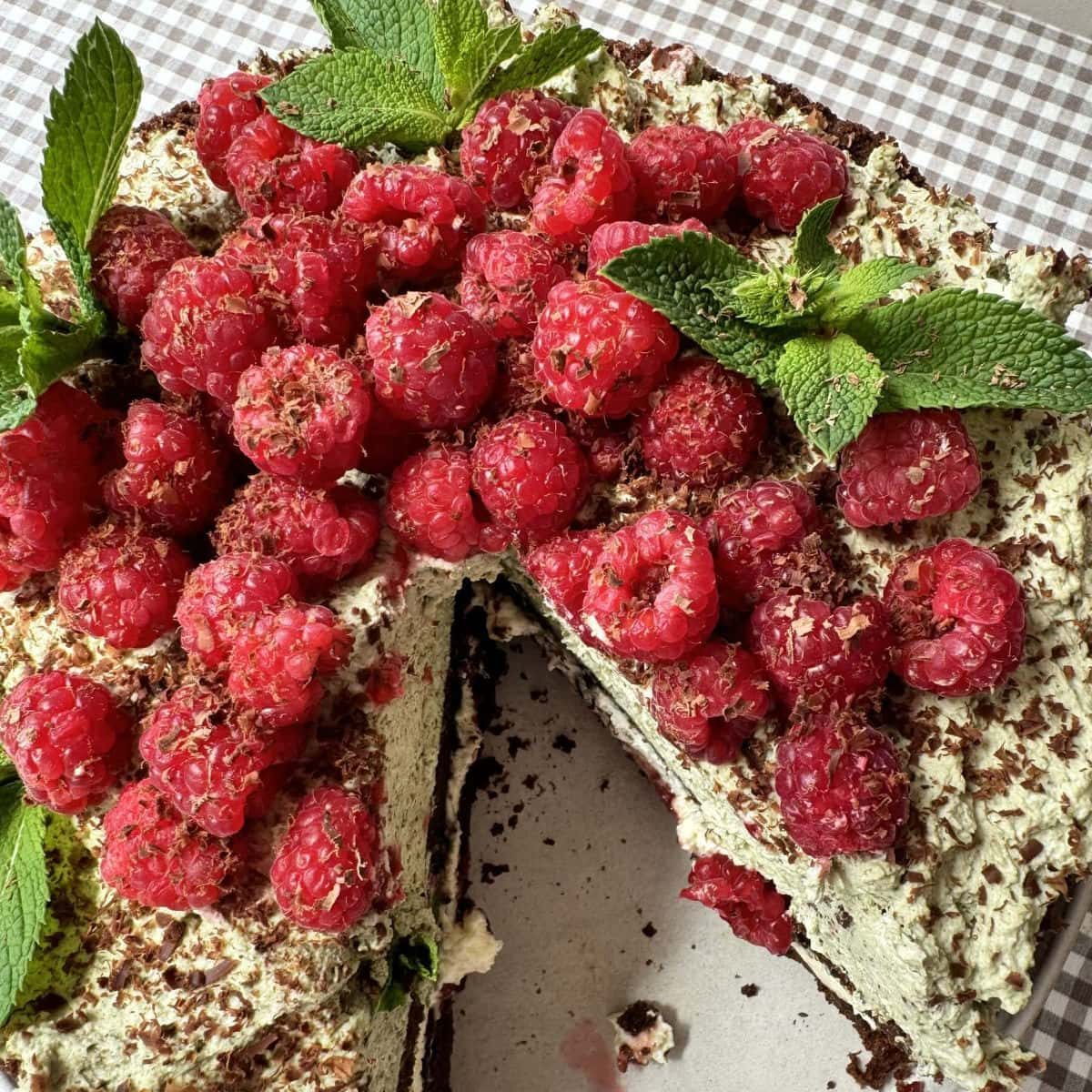Raspberry and Chocolate Cake
