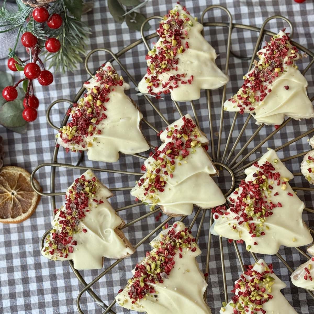 The Best Shortbread Christmas Tree Cookies