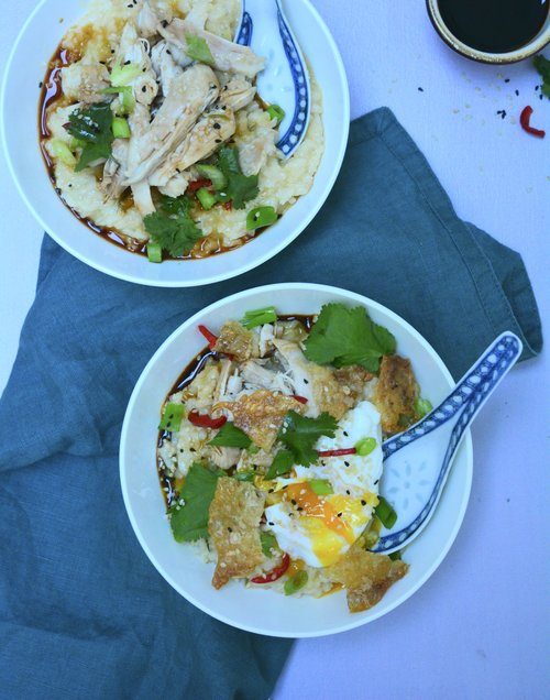 Comforting Chicken & Rice Porridge Inspired By Rachel Khoo