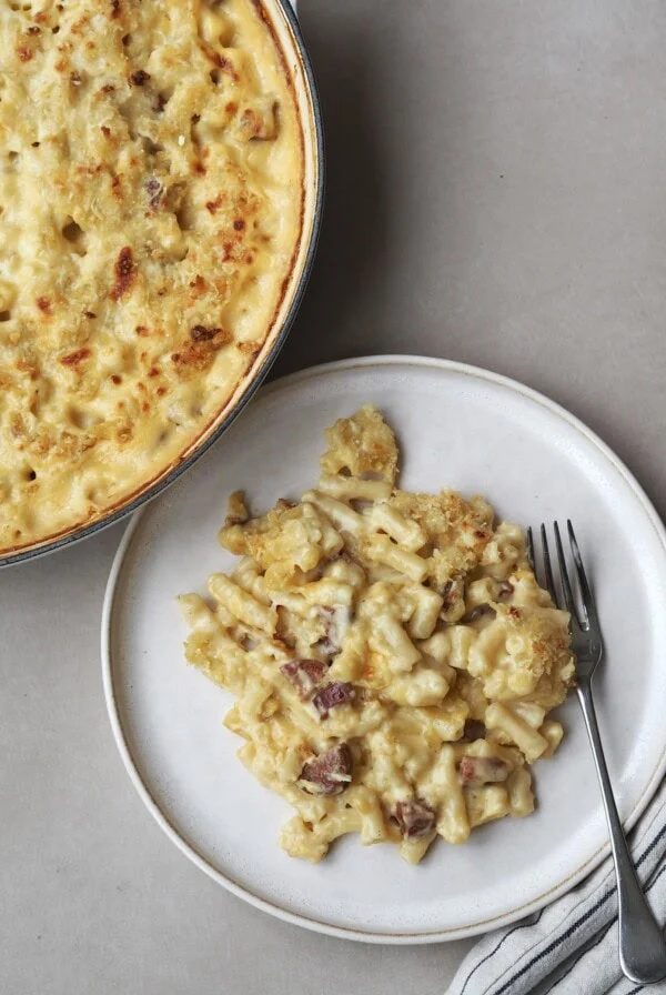 Baked Chorizo Mac and Cheese