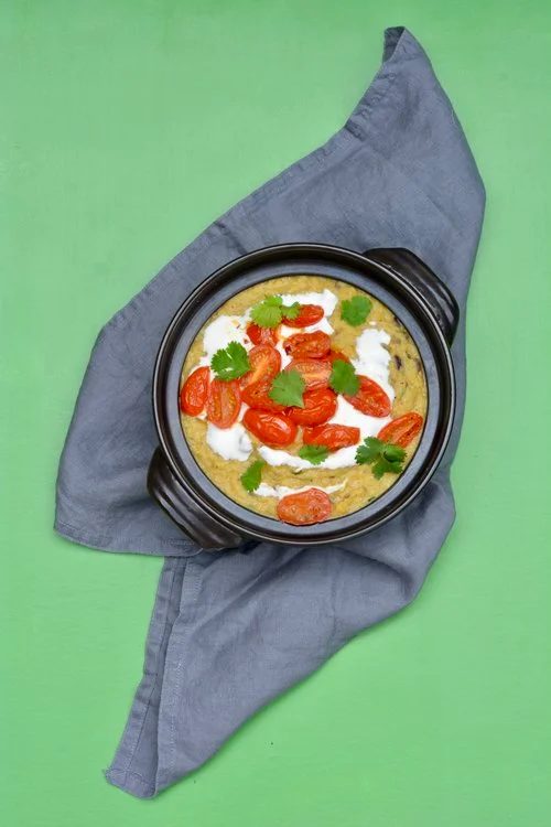 Dahl With Coconut Roasted Tomatoes Inspired By Anna Jones