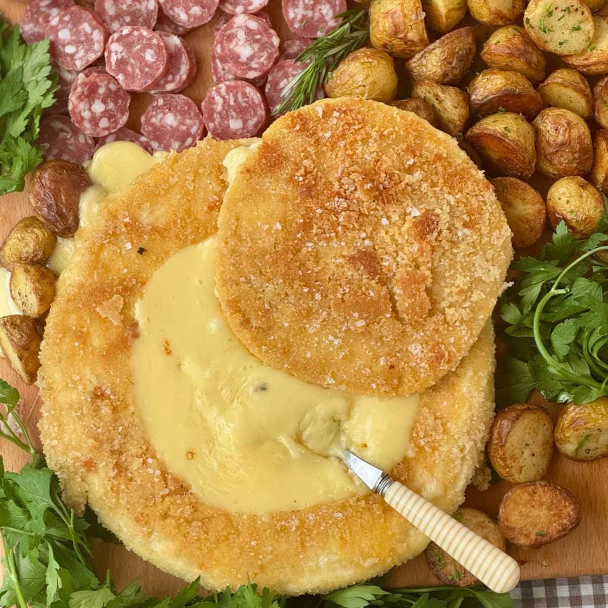 Easy Deep Fried Brie
