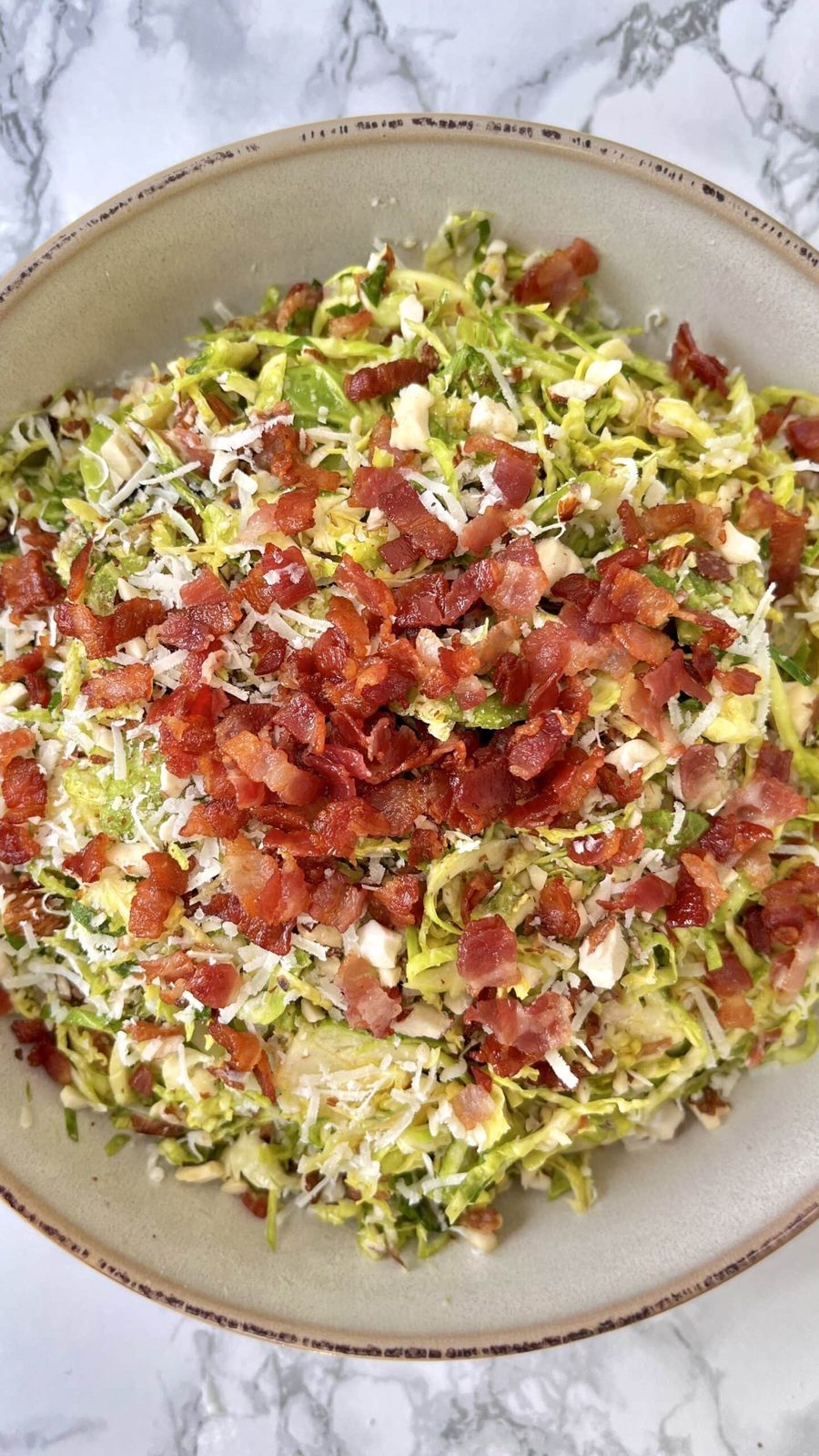 Brussels Sprout Salad with Bacon