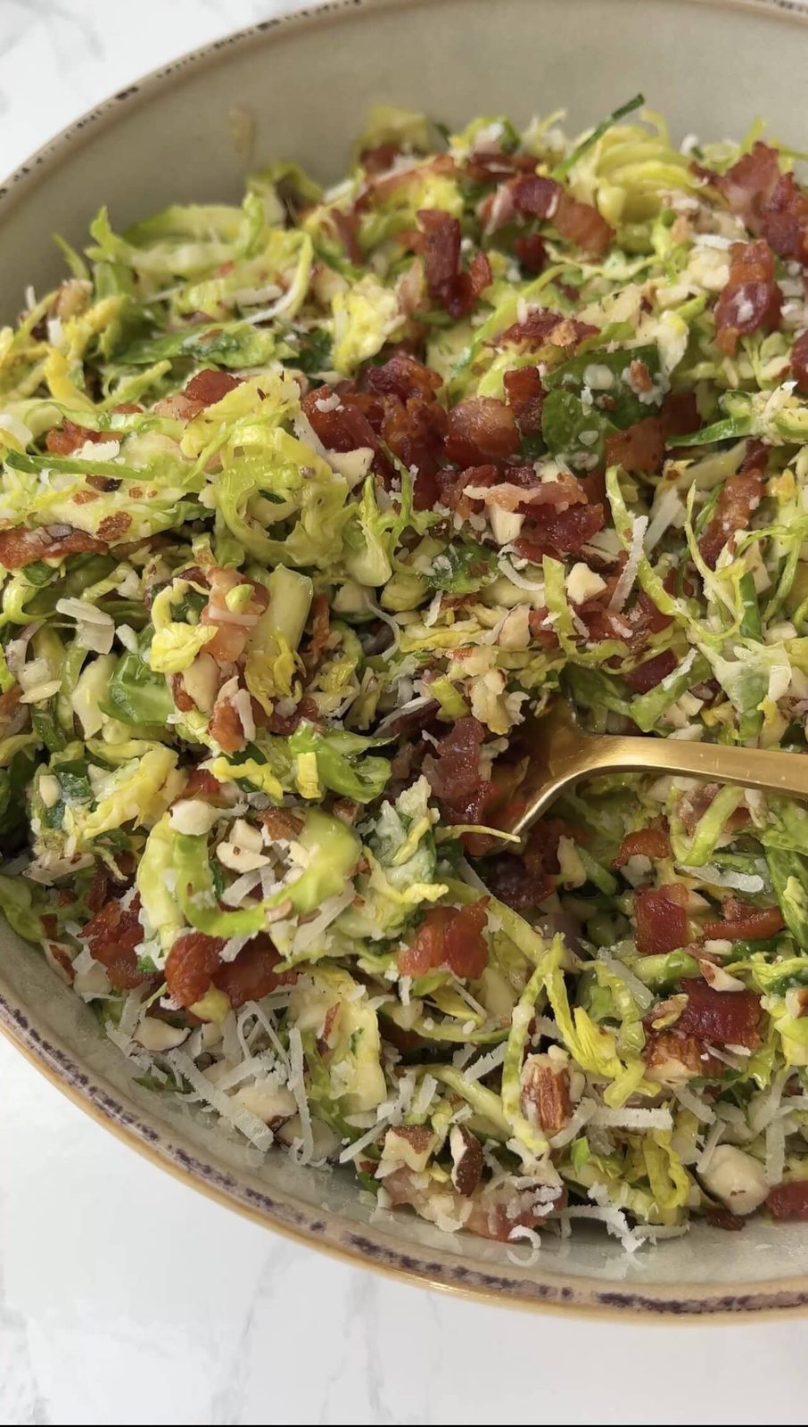shaved Brussels sprouts