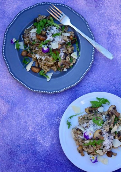 Easy Baked Mushroom Risotto Inspired By Laura Jane Williams