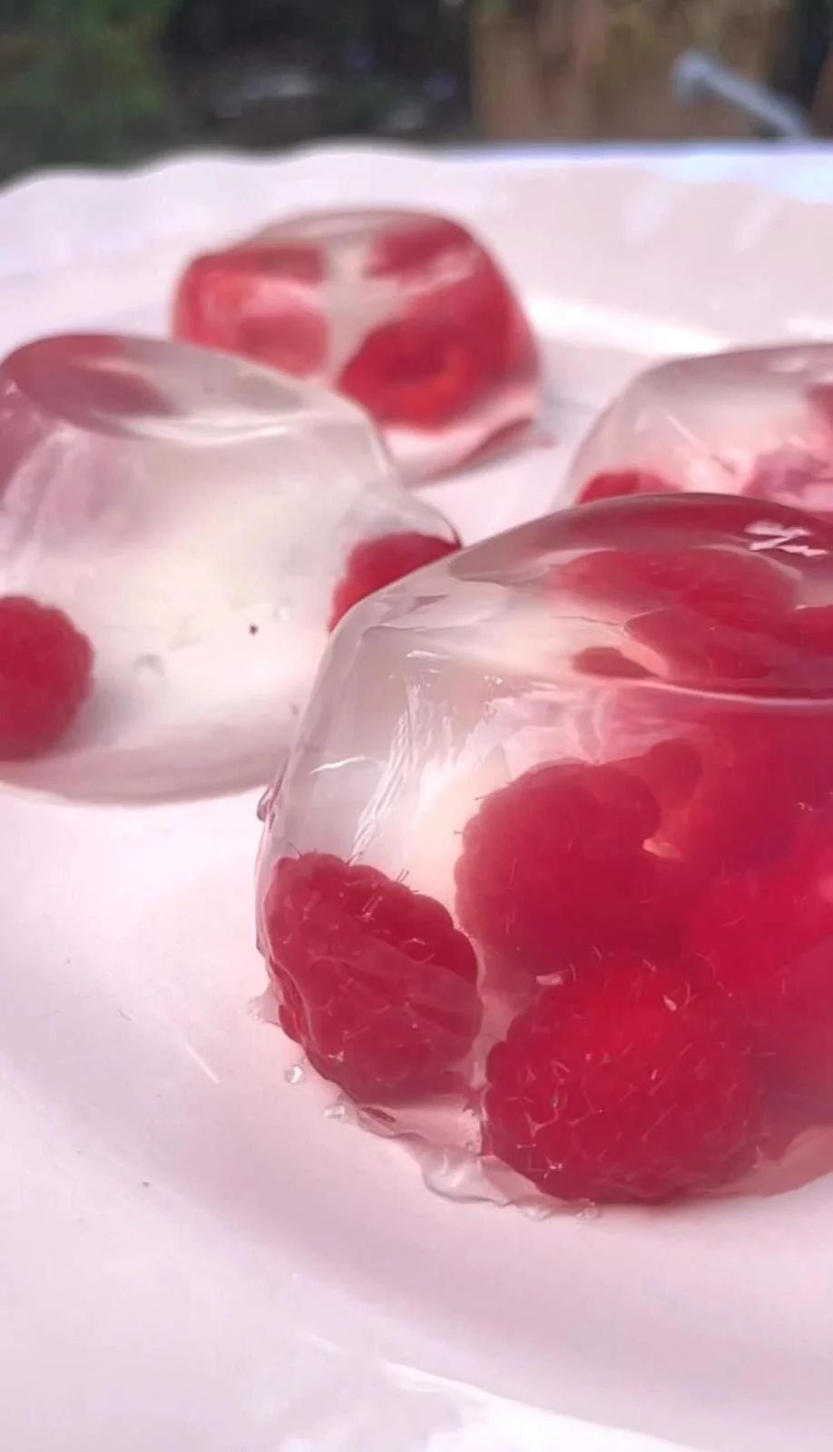 Elderflower And Raspberry Jellies