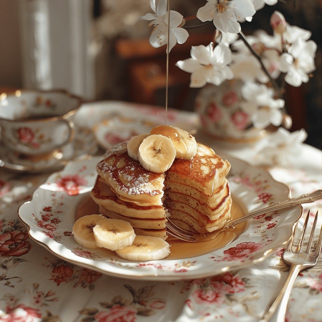 Fluffy Banana Pancakes (vegan)