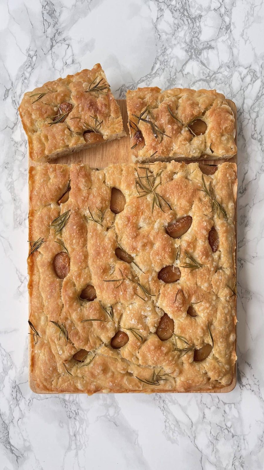 Focaccia With Garlic Confit