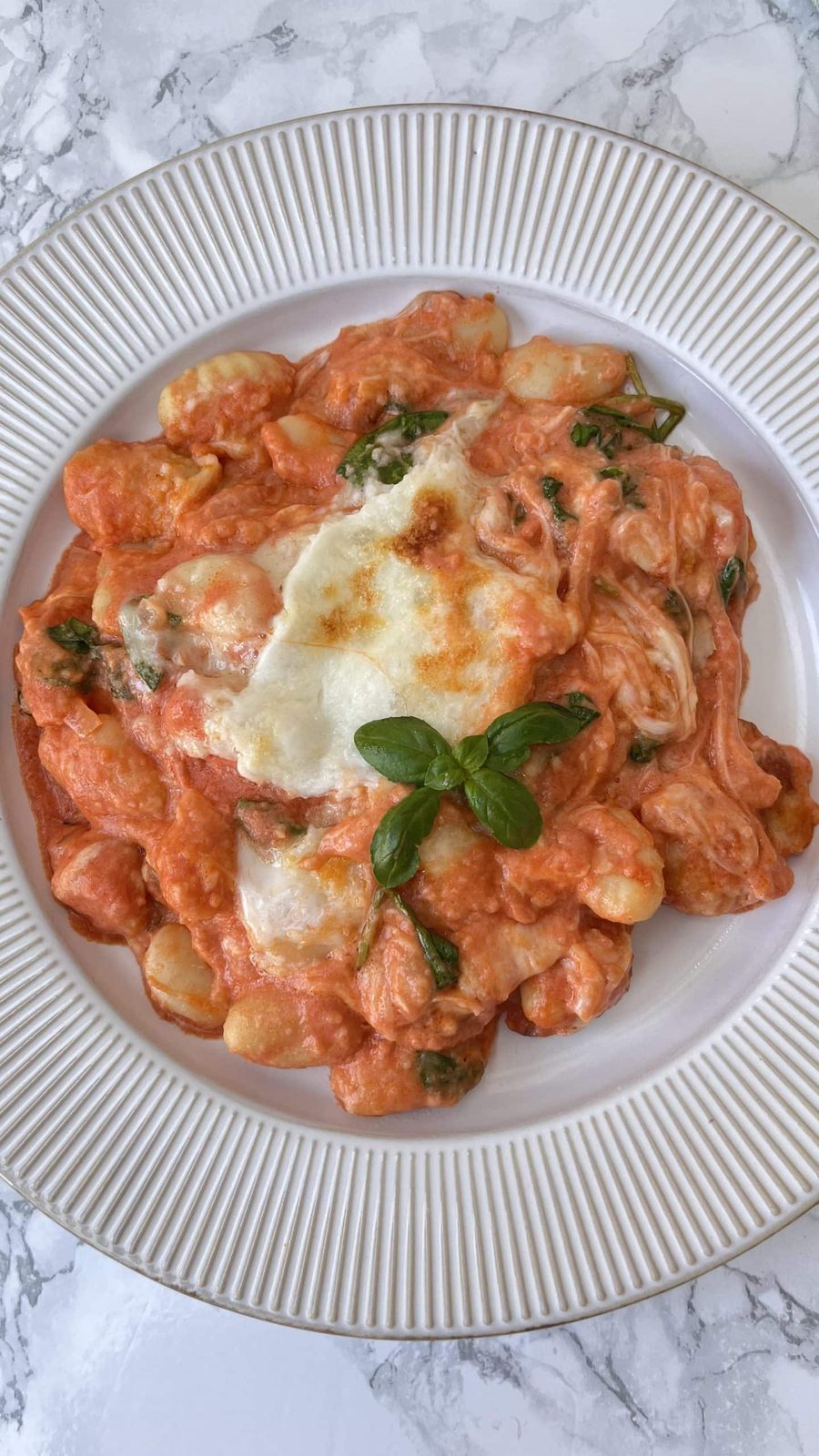 Cheesy Tomato Baked Gnocchi