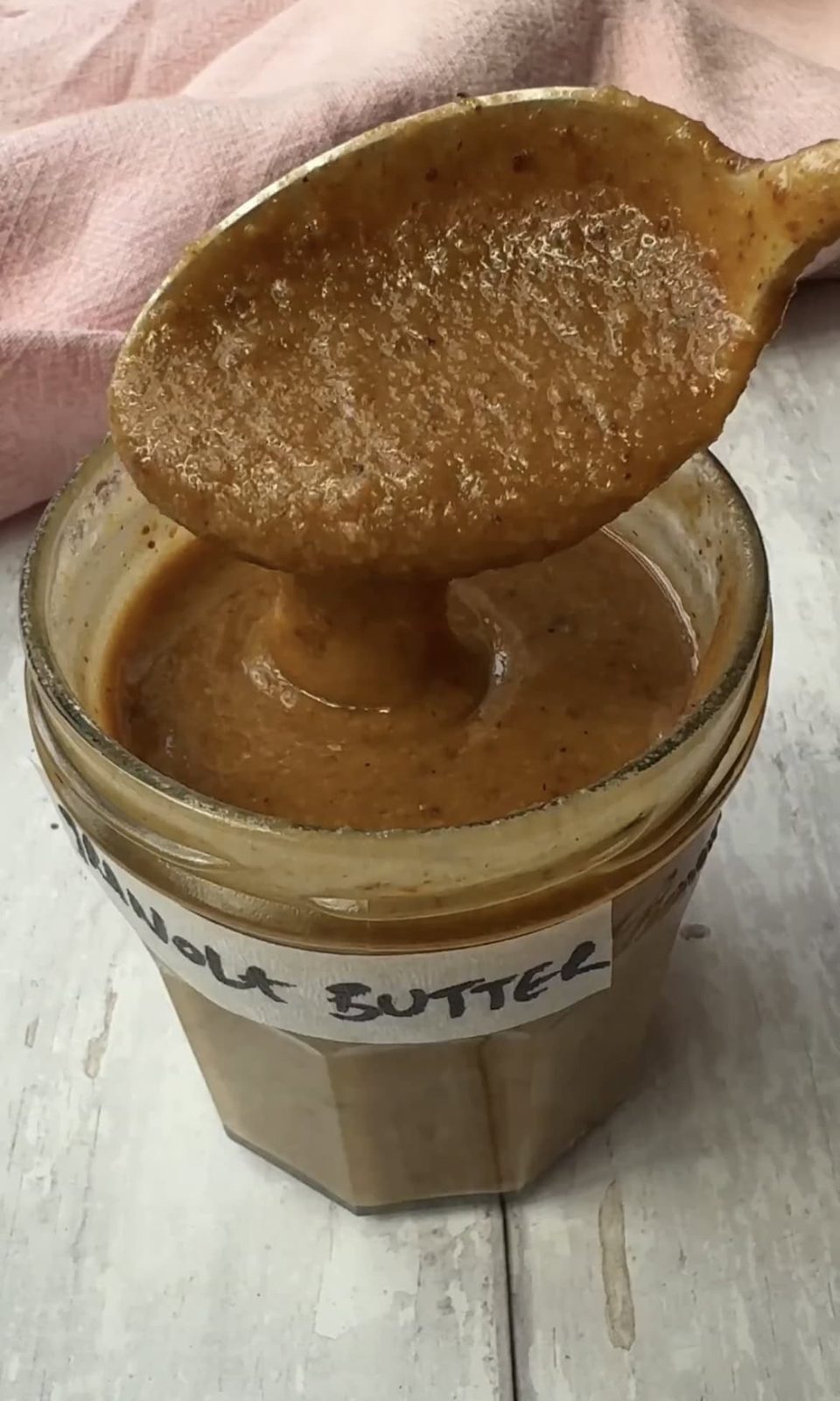 blended granola butter.