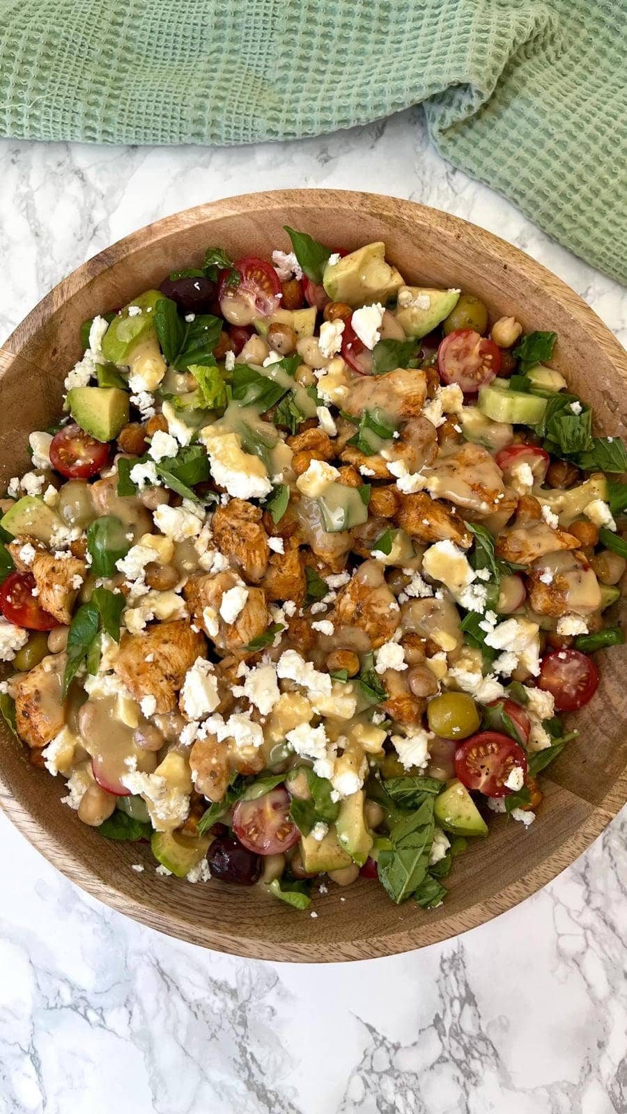 Greek Chicken Summer Salad
