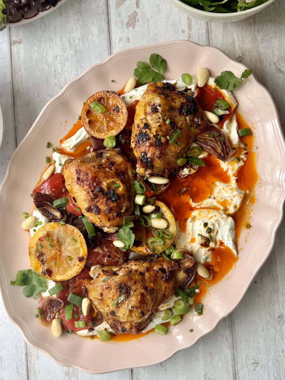 Harissa Chicken with Labneh