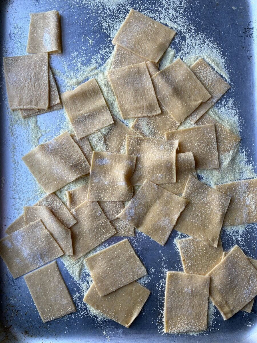 garganelli pre shaping.