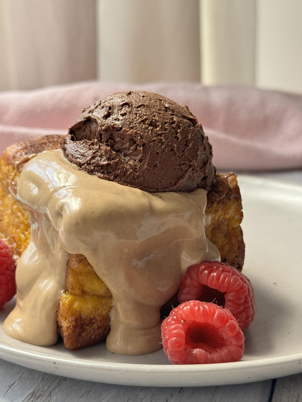 Hong Kong French Toast with Hazelnut Creme
