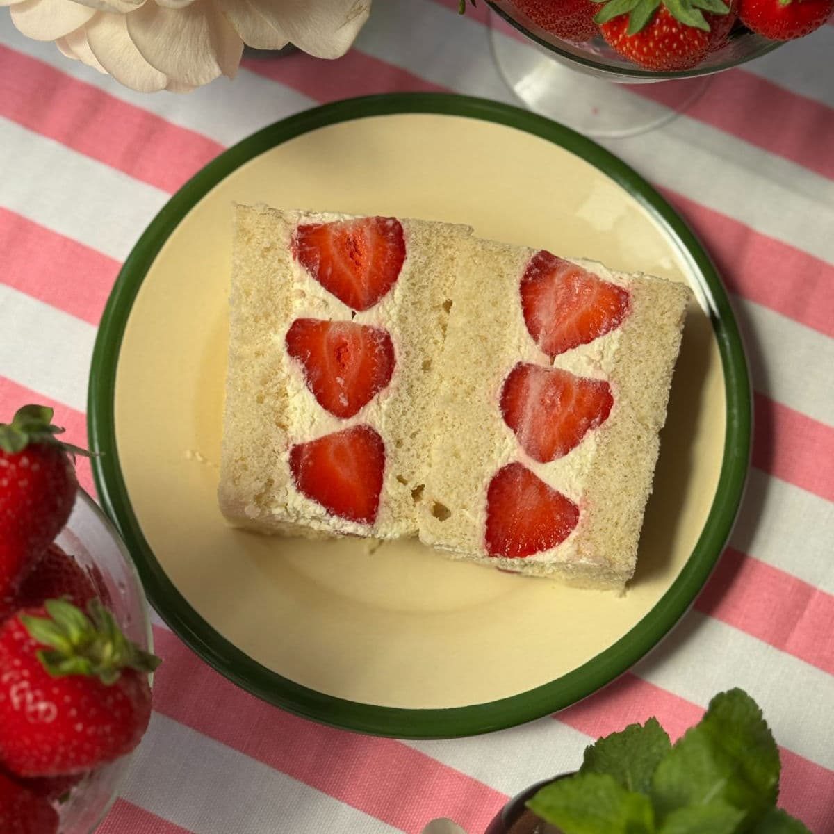 Japanese Strawberry Sandwich