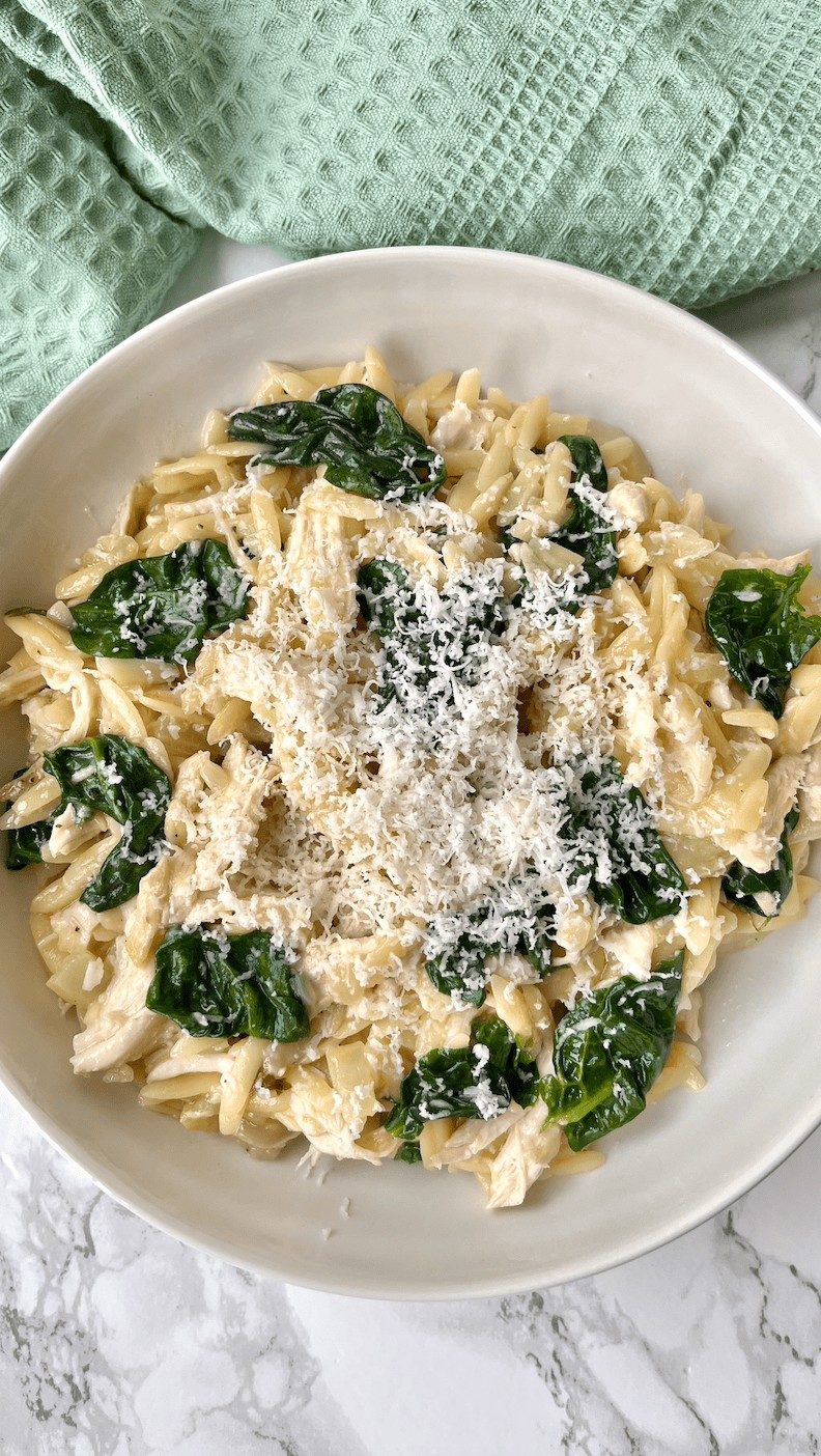 one pan chicken orzo