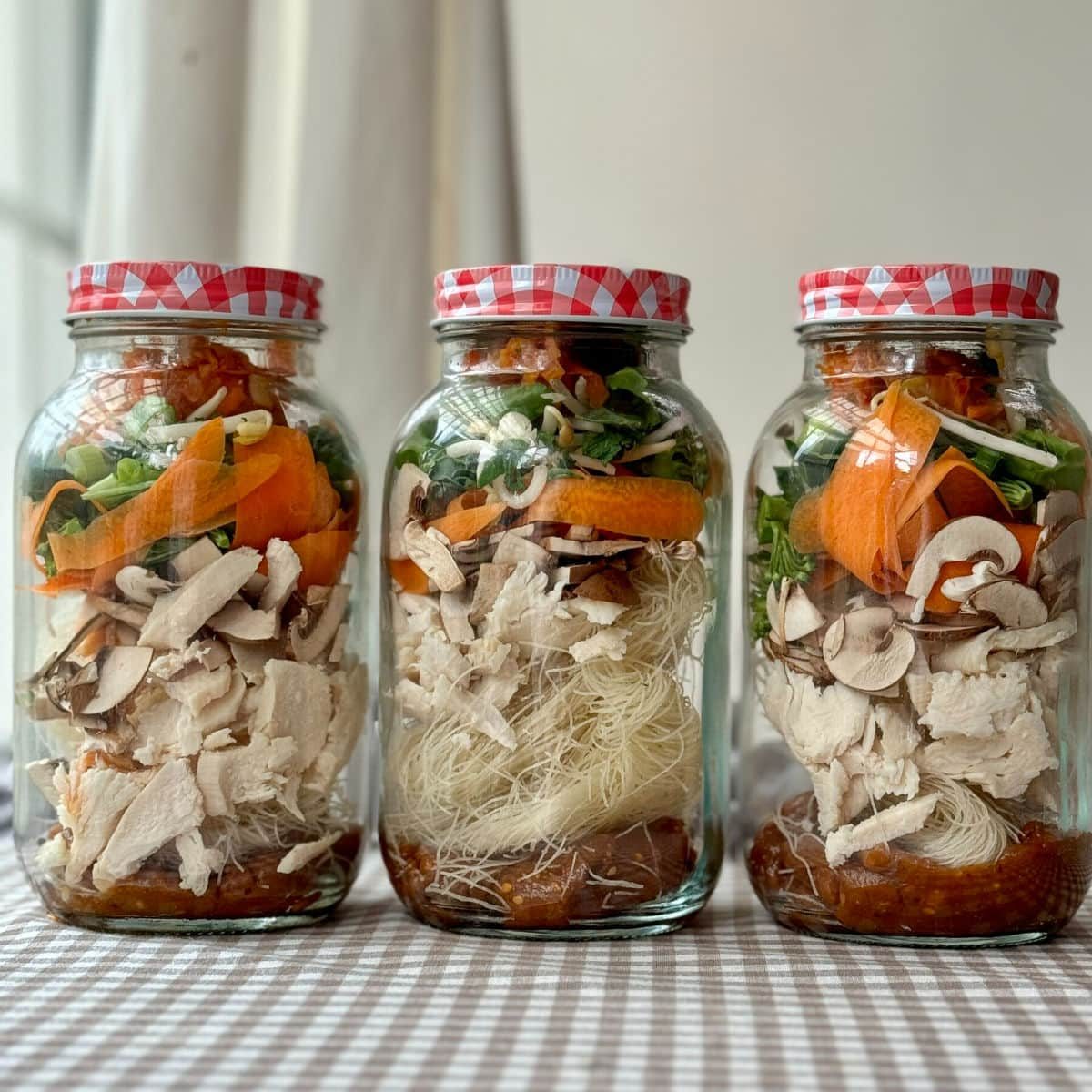 Mason Jar Noodles
