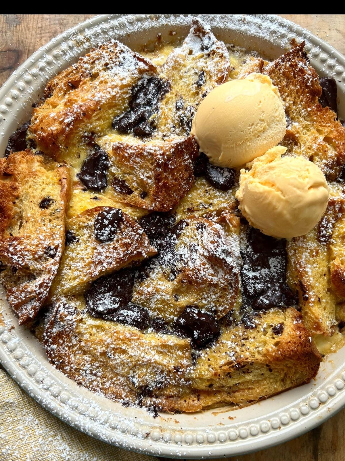 Panettone Bread and Butter Pudding