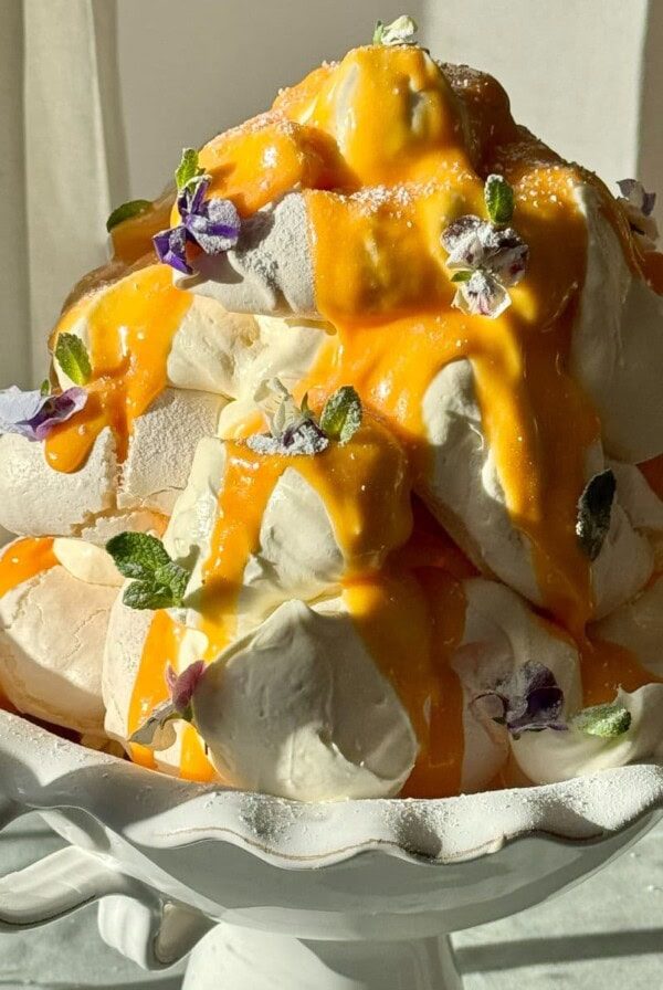 lemon meringues tower.