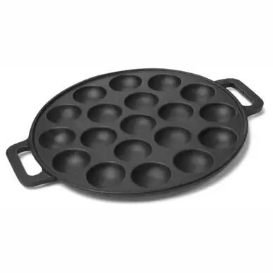 Poffertjes pan as a white cutout.