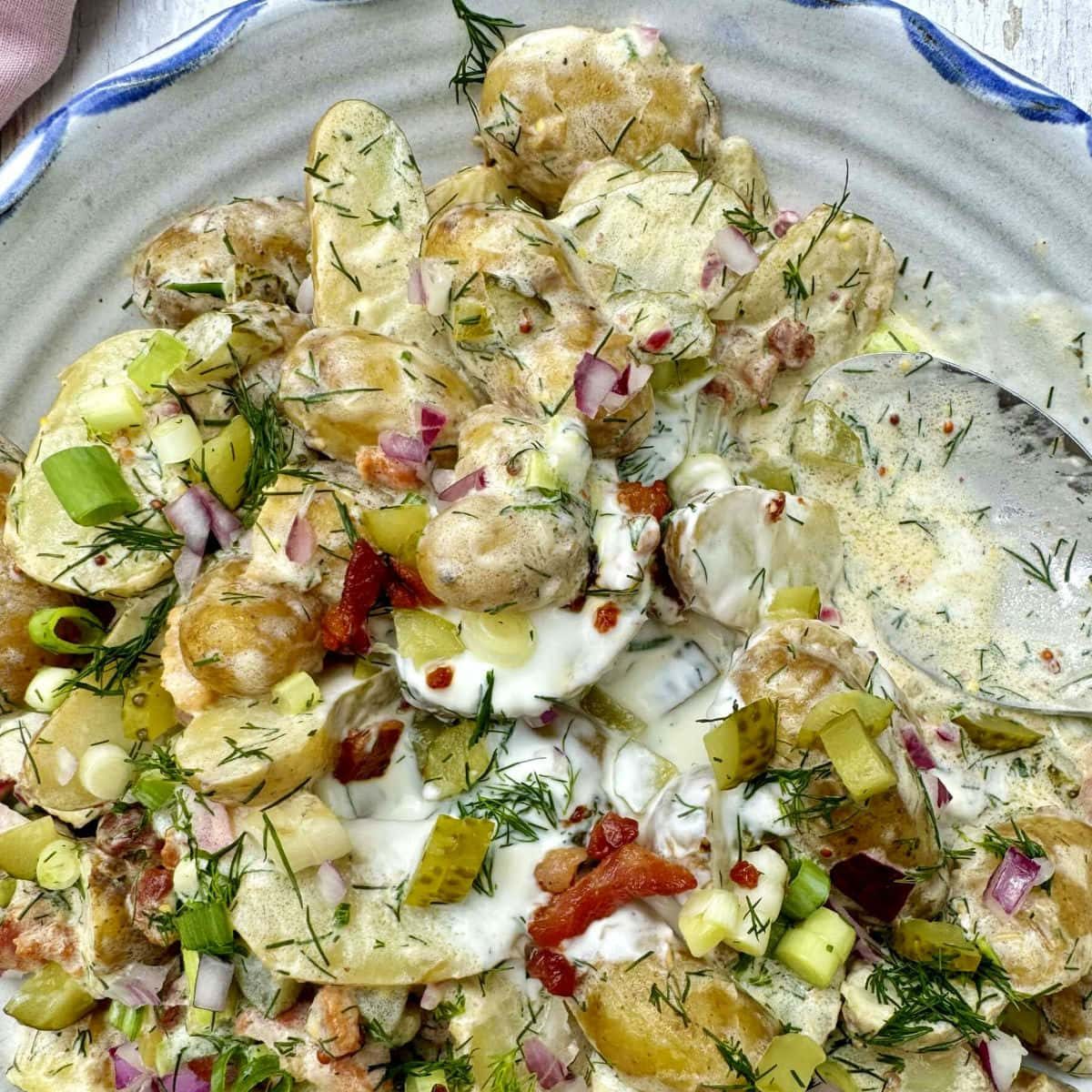 Potato Salad with Dill and Pickles