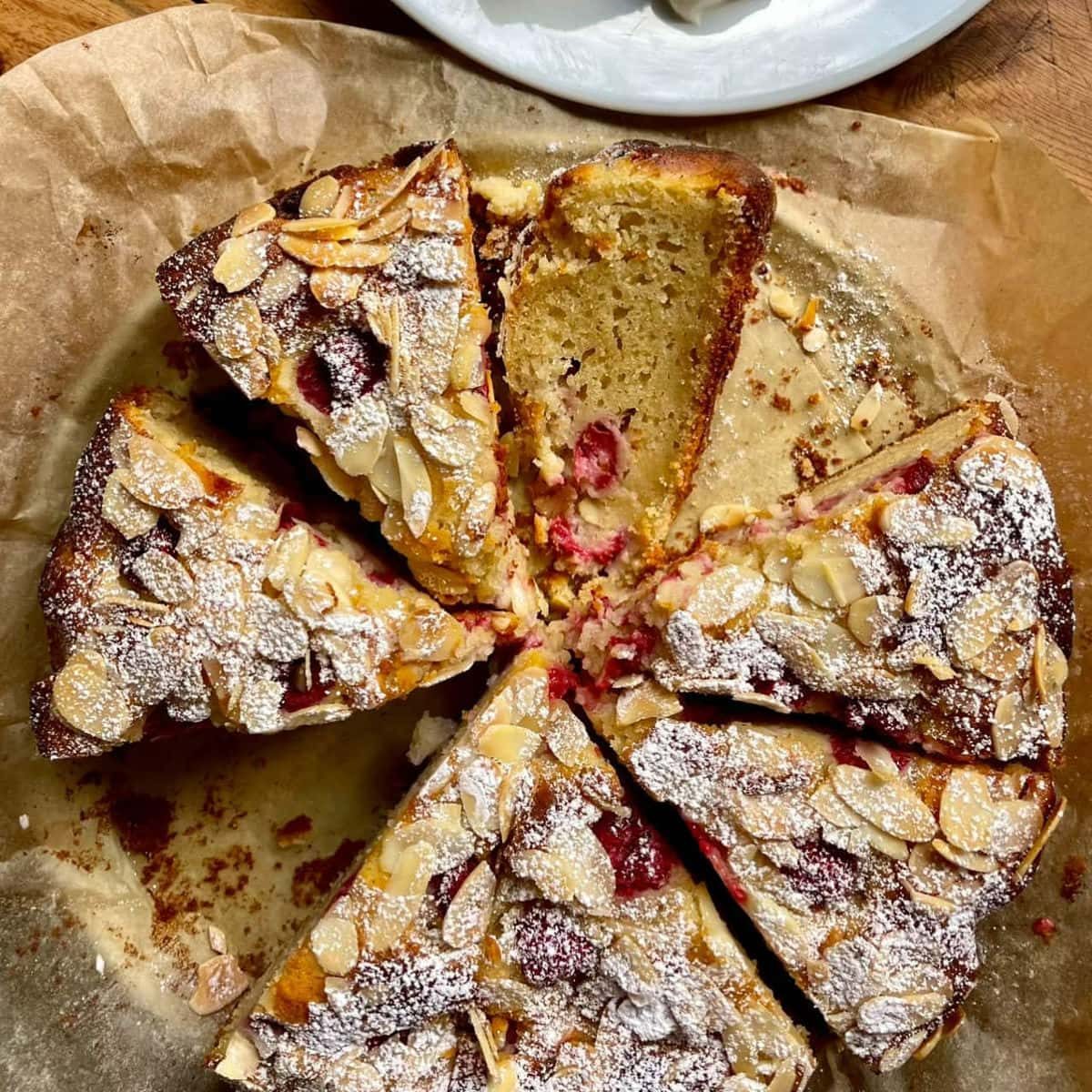 Raspberry, Almond and Ricotta Cake