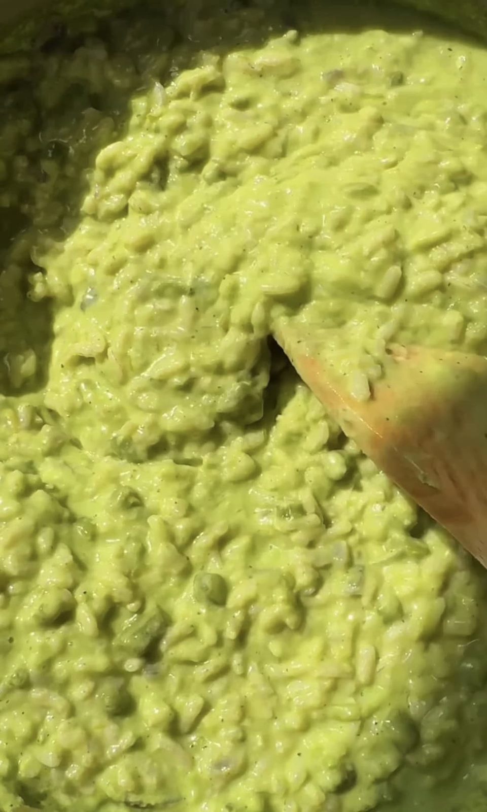 smooth and creamy risotto agli asparagi.