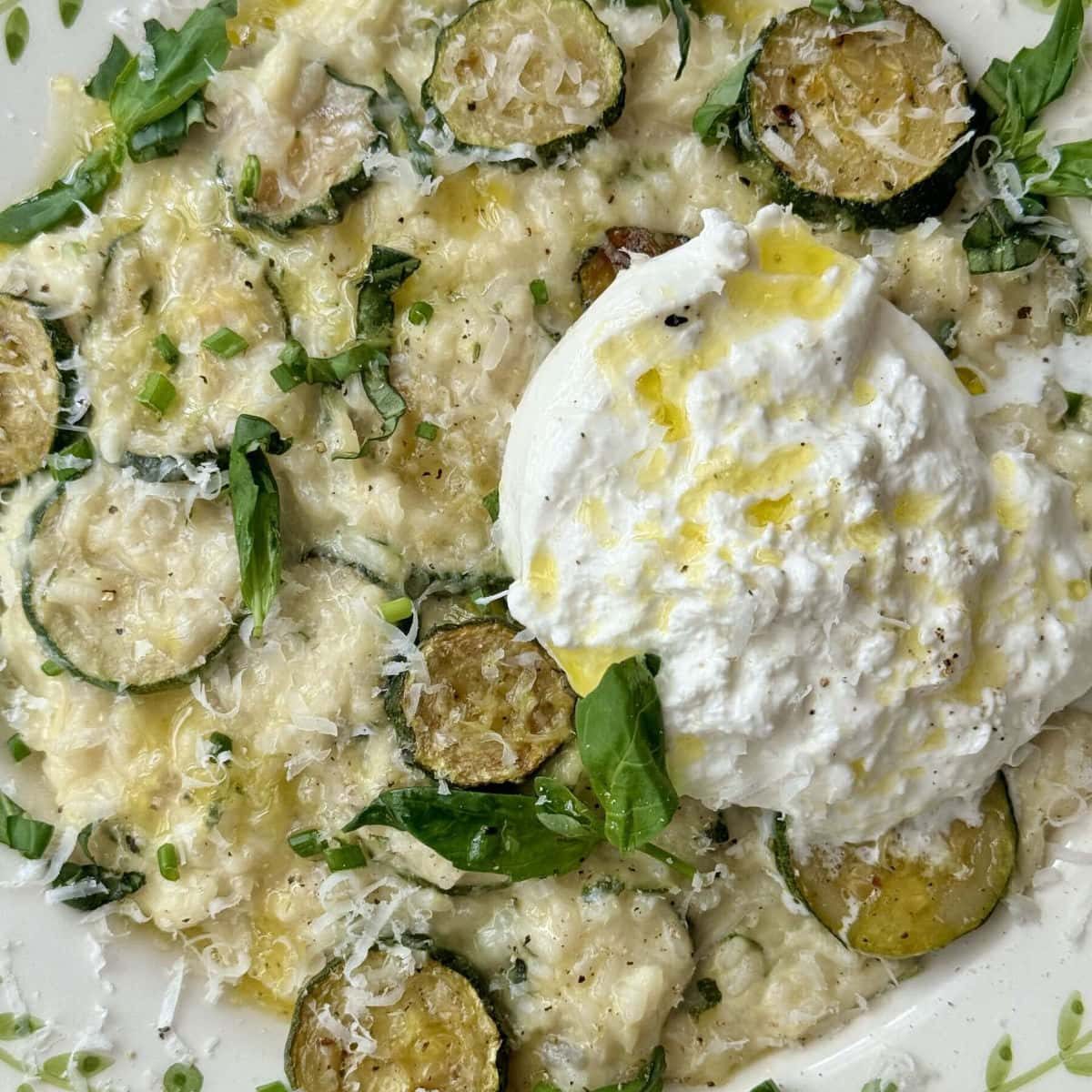 Zucchini Risotto (Risotto di Zucchini)