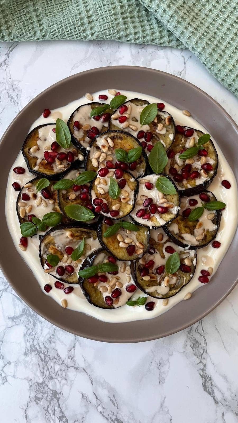Roasted Aubergine Salad