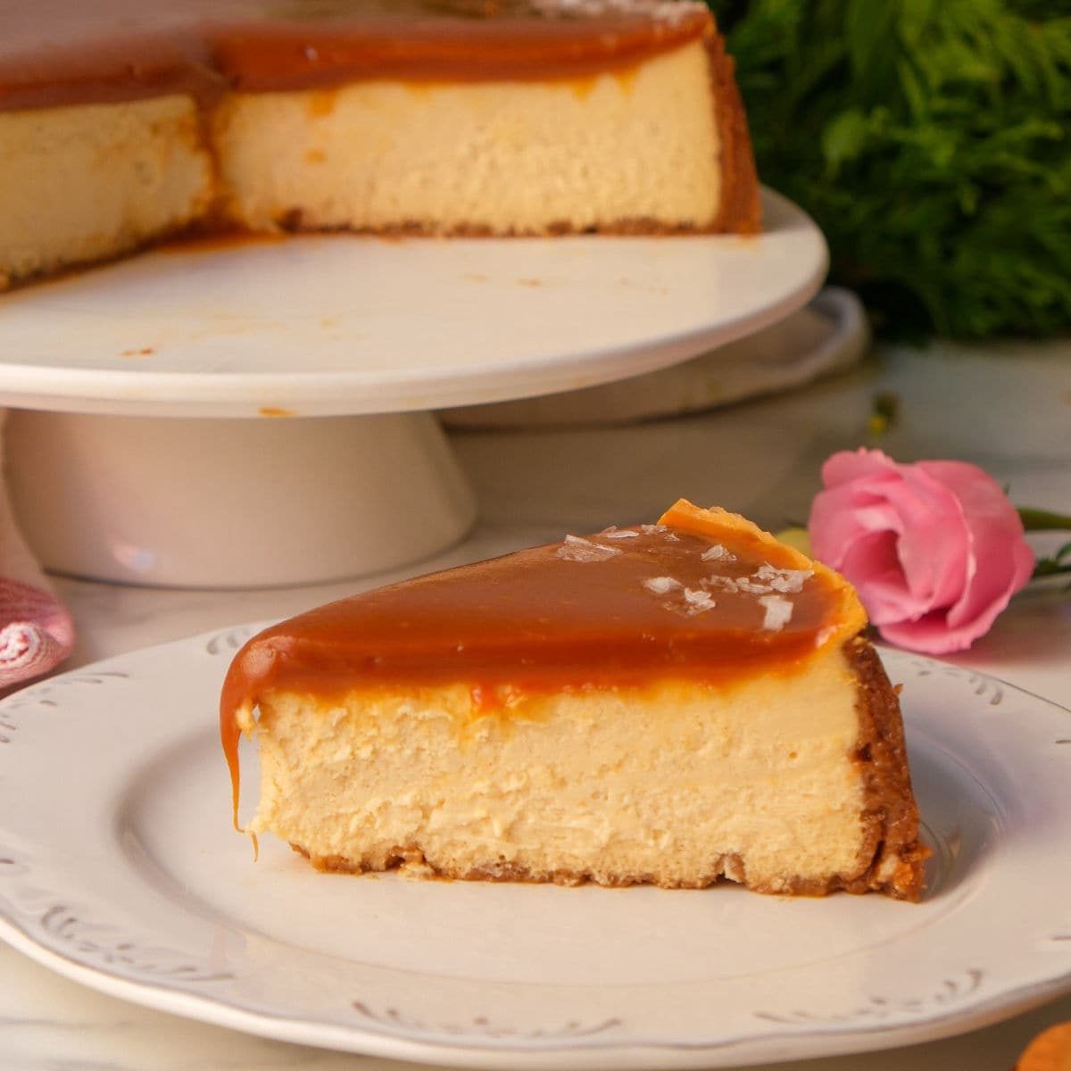 The Best Salted Caramel Cheesecake