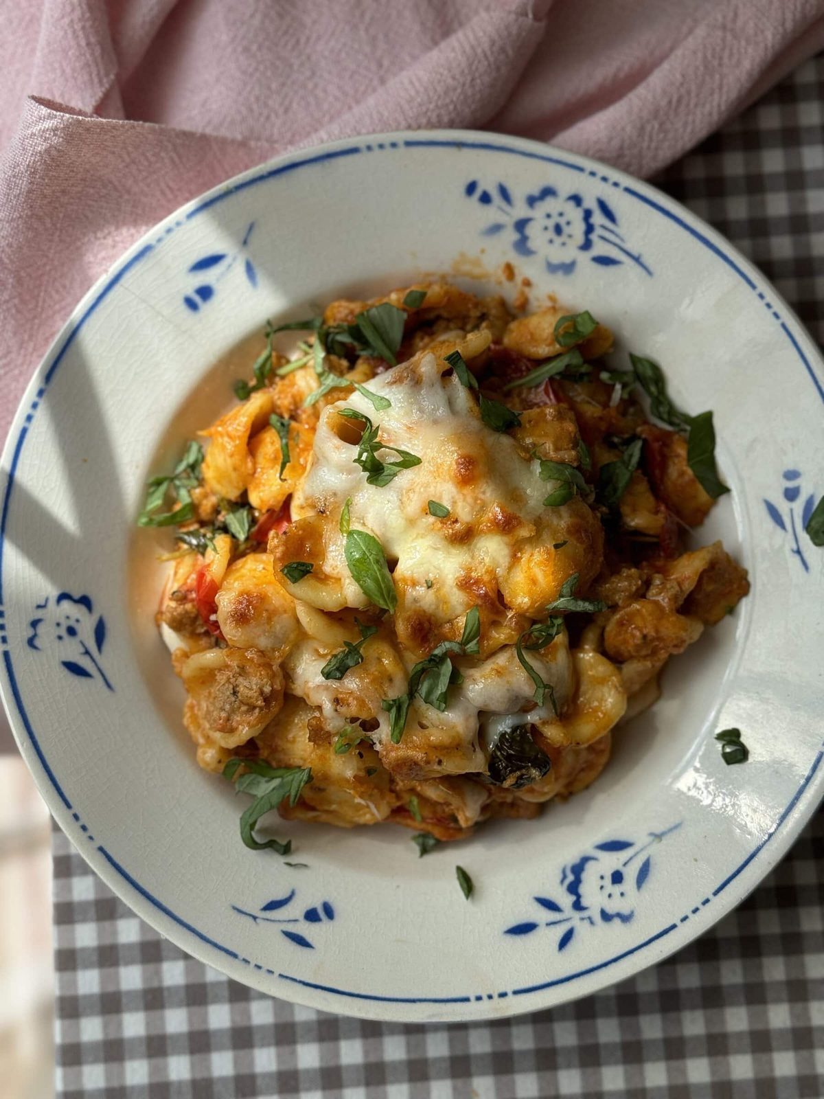 Nduja and Sausage Pasta Bake