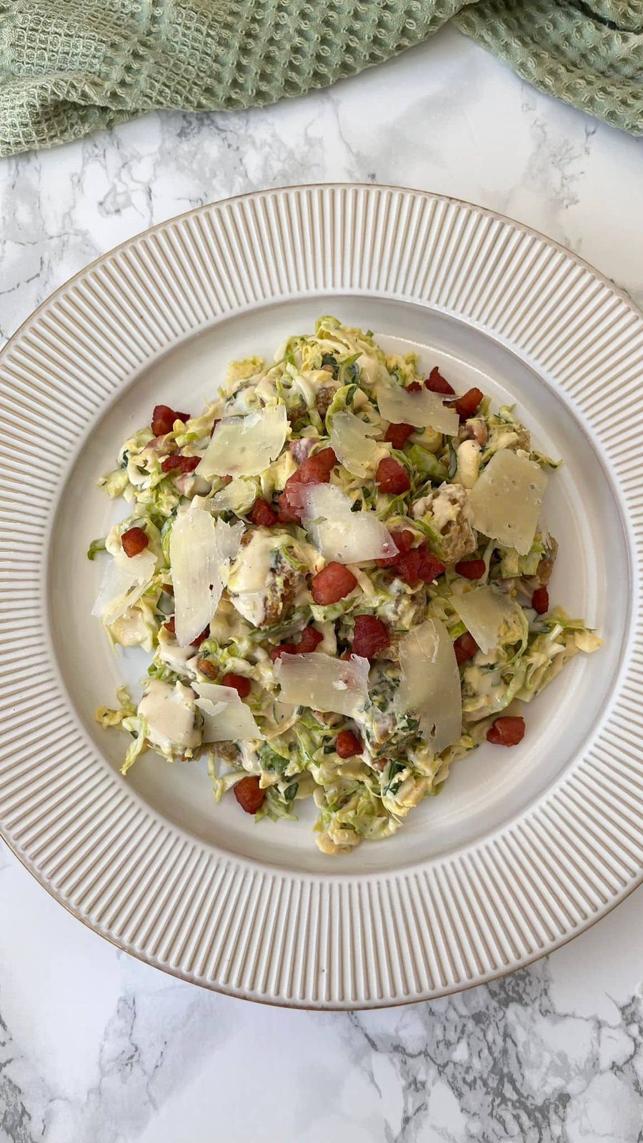 Shaved Brussels Sprouts Salad