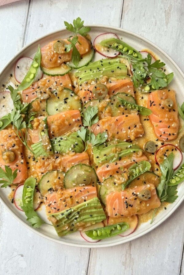 salmon crudo