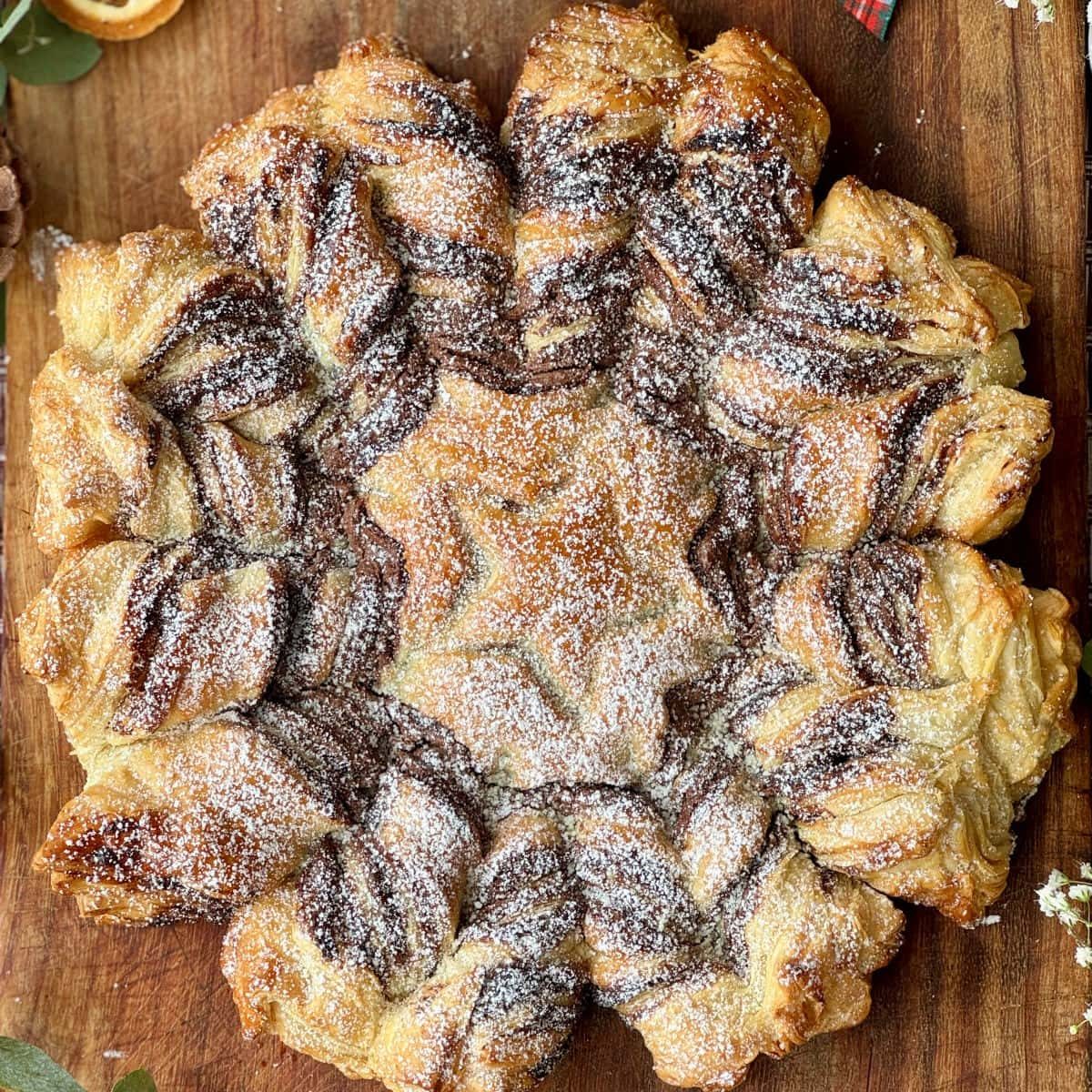 Nutella Tarte Soleil (Puff Pastry Sun)