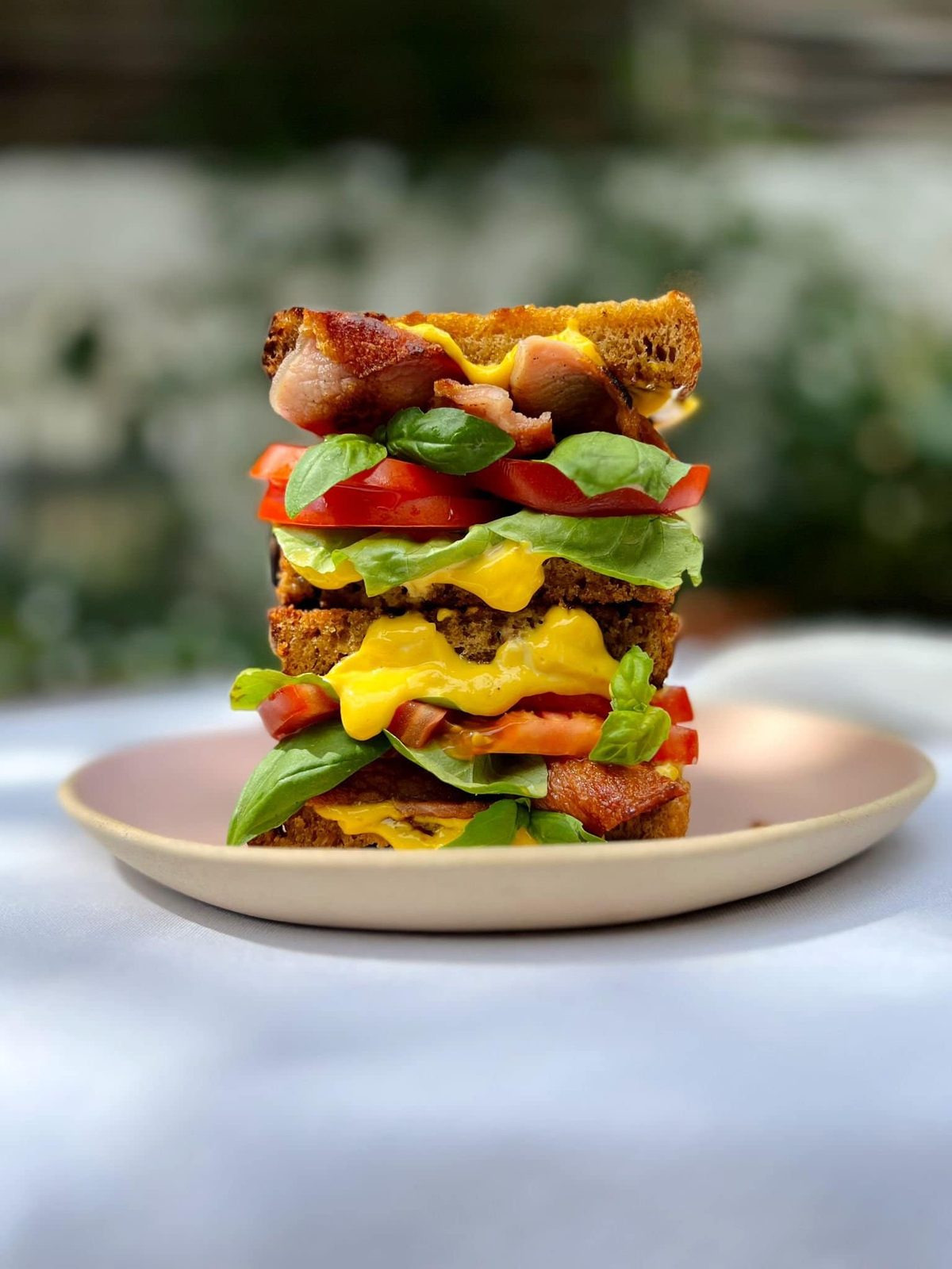 The Better Bacon Basil Lettuce And Tomato (The BBBLT)