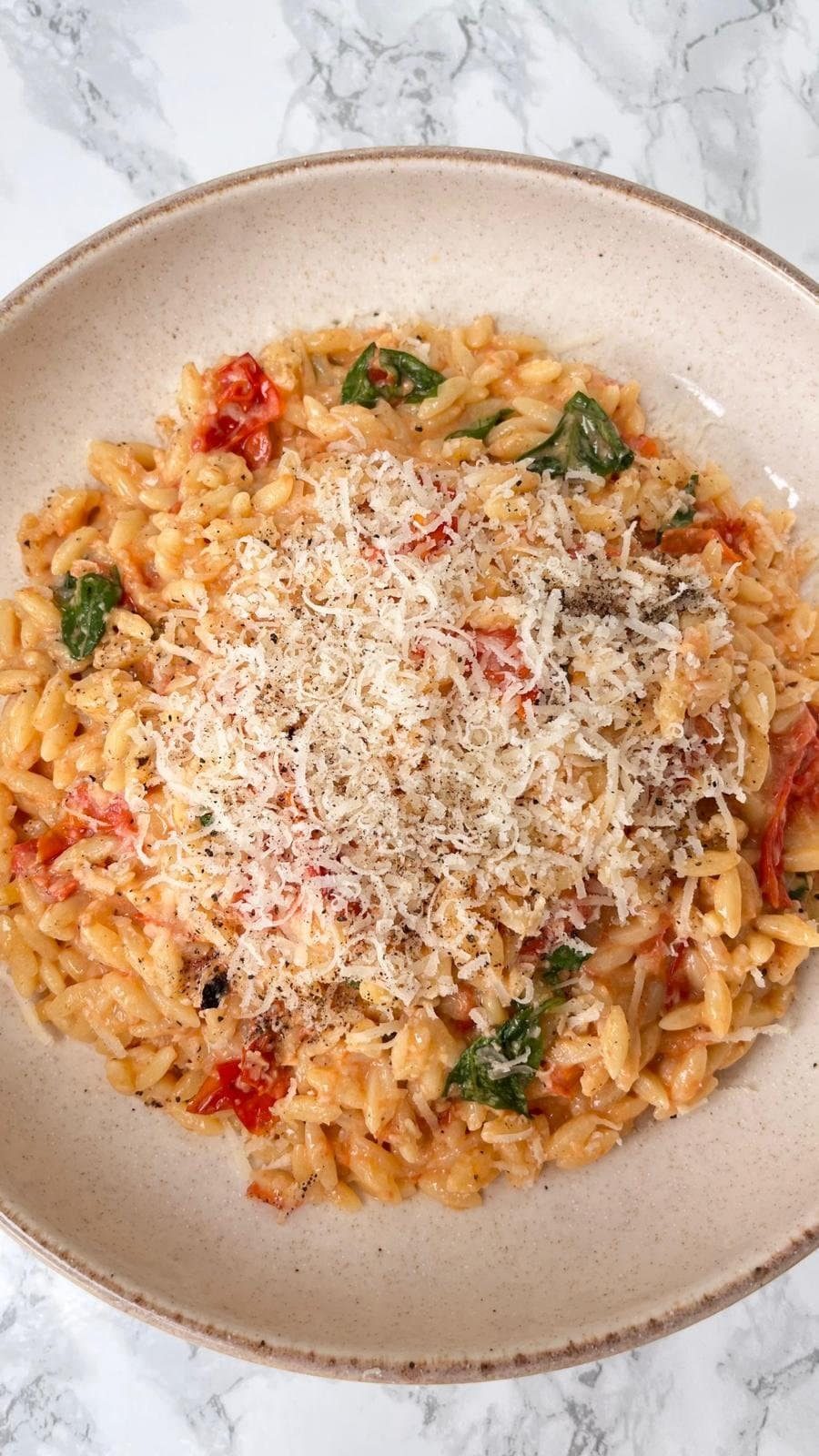 Creamy Orzo with Tomato and Mascarpone
