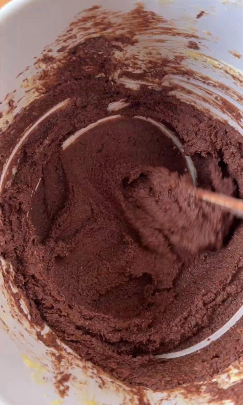 torta caprese batter.