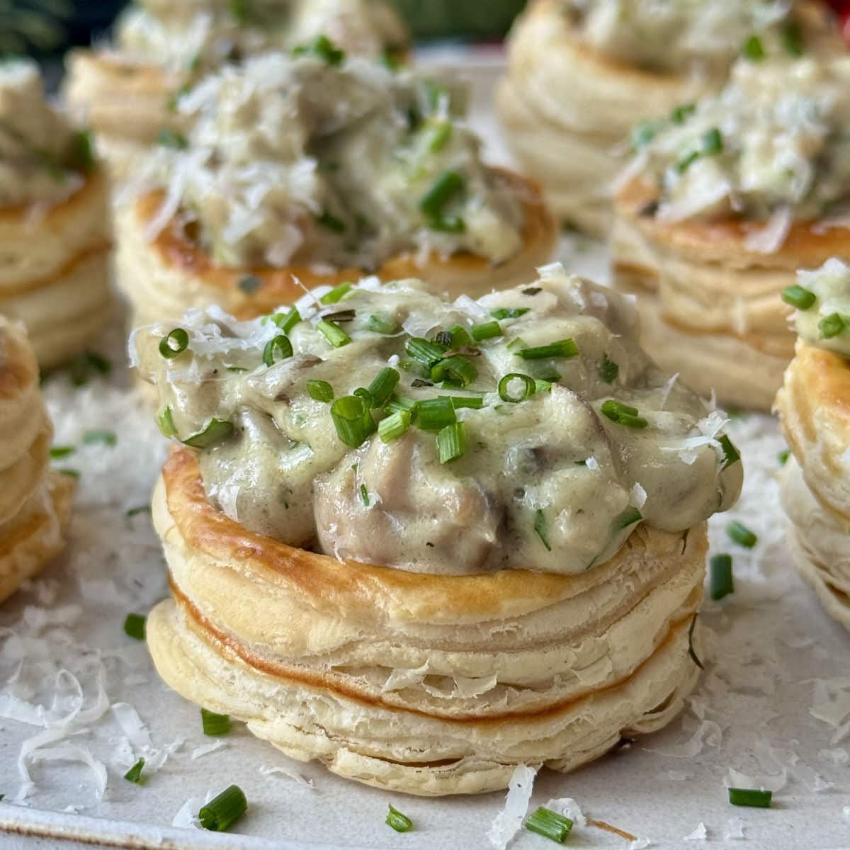 Chicken & Mushroom Vol Au Vents